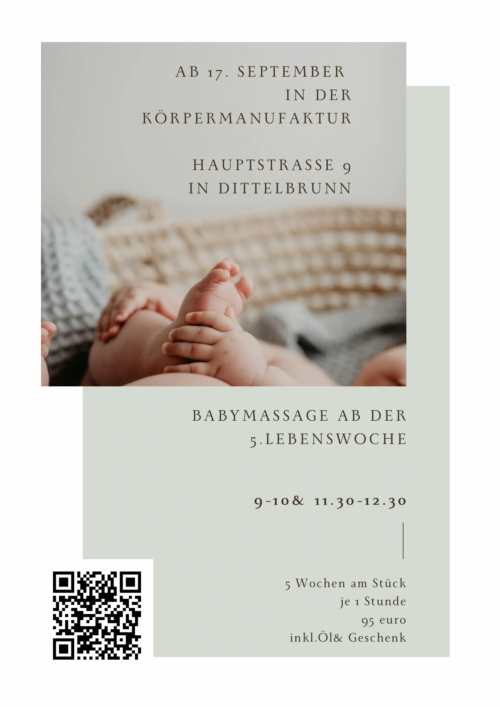 Babymassage 17.September / 11.30-12.30 Uhr